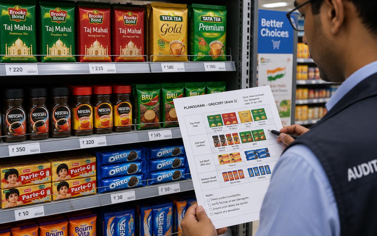 Shelf Share & Planogram Compliance field assignment